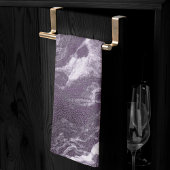 Crystal Lila Agate | Moody Marbled Stone Geschirrtuch