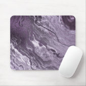 Crystal Lila Agate | Moody Marbled Stone Mousepad (Mit Mouse)