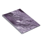 Crystal Lila Agate | Moody Marbled Stone Notizblock (Rechte Seite)