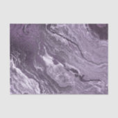 Crystal Lila Agate | Moody Marbled Stone Seidenpapier (Vorderseite)