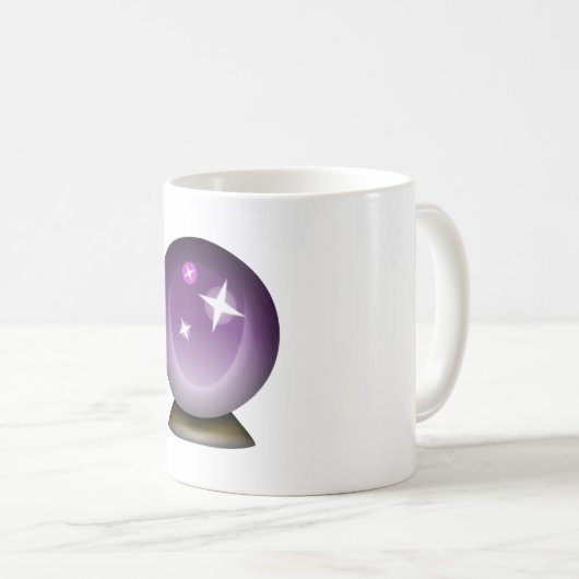 Crystal Magic Ball - Emoji Kaffeetasse (VorderseiteRechts)