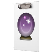 Crystal Magic Ball - Emoji Klemmbrett (Links)