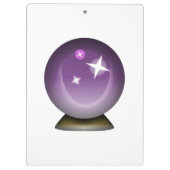 Crystal Magic Ball - Emoji Klemmbrett (Rückseite)