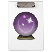 Crystal Magic Ball - Emoji Klemmbrett (Vorderseite)