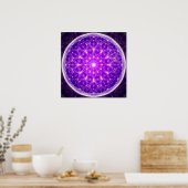 Crystal Mandala Poster (Küche)