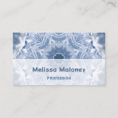 Crystal Mandala | QR-Code Visitenkarte (Vorderseite)