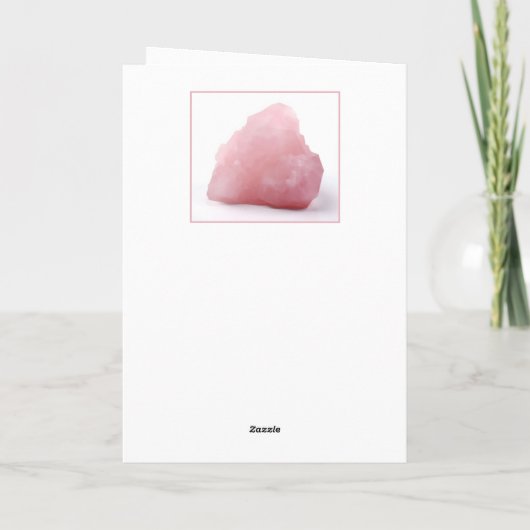 Crystal Meaning Card - Rose Quarz Karte (Rückseite)