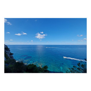 Crystal Mediterranean sea Poster