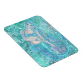 Crystal Mermaid Träume von Renee Lavoie Postcard Magnet (Rechte Seite)