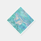 Crystal Mermaid Träume von Renee Lavoie Serviette (Ecke)