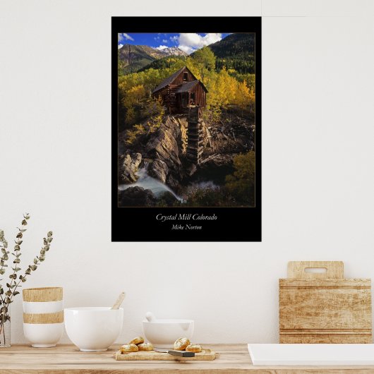 Crystal Mill Colirado Poster (Küche)