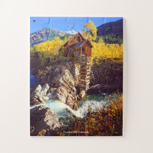 Crystal Mill Colorado. Puzzle (Vertikal)
