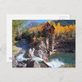 Crystal Mill, Marble, Colorado, USA Postkarte (Vorne/Hinten)