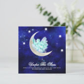 *~* CRYSTAL MOON STARS UAWG Website AR14 Wedding Einladung (Stehend Vorderseite)