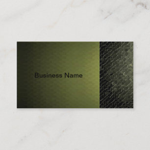Crystal Mosaic Olive Business Card Visitenkarte