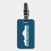 Crystal Mountain Bitte Gepäckanhänger (Vorderseite vertikal)