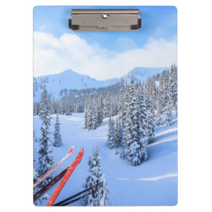 Crystal Mountain Ski Resort, nahe dem Berg Rainier Klemmbrett