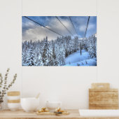 Crystal Mountain Ski Resort, nahe dem Berg Rainier Poster (Küche)