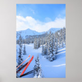 Crystal Mountain Ski Resort, nahe dem Berg Rainier Poster (Vorne)