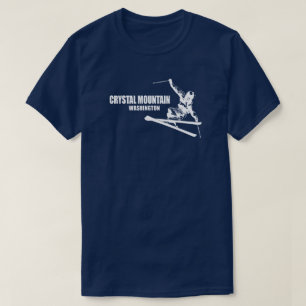 Crystal Mountain Washington Skier T-Shirt