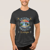 Crystal Mountain, Washington Tri-Blend Shirt (Vorderseite)
