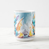 Crystal Niedlich Baby Blue Dragon Kaffeetasse (Mittel)