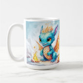 Crystal Niedlich Baby Blue Dragon Kaffeetasse (Links)