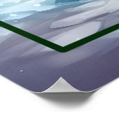 Crystal Niedlich Baby Blue Dragon Poster (Ecke)