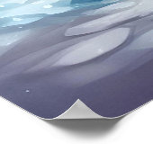 Crystal Niedlich Baby Blue Dragon Poster (Ecke)