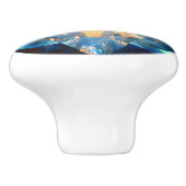 Crystal Opal Muster Keramikknauf (Seitenansicht)