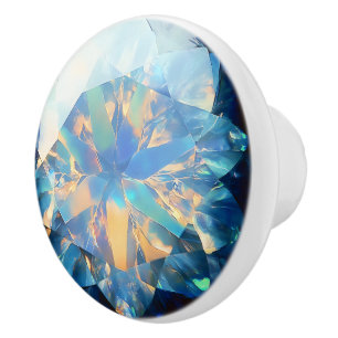 Crystal Opal Muster Keramikknauf