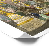 Crystal Palace, Abteilung Zollverein, von Chavanne Poster (Ecke)