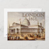 Crystal Palace London World's Fair Postkarte (Vorne/Hinten)