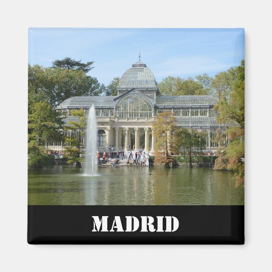 Crystal Palace, Madrid Magnet (Vorne)