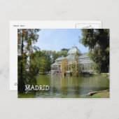 Crystal Palace, Madrid Postkarte (Vorne/Hinten)