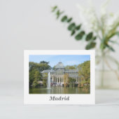 Crystal Palace, Madrid Postkarte (Stehend Vorderseite)