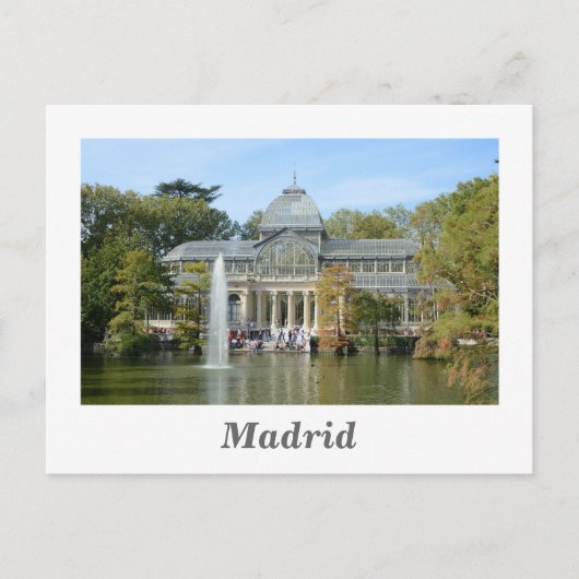 Crystal Palace, Madrid Postkarte (Vorderseite)