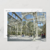 Crystal Palace, Madrid Postkarte (Vorne/Hinten)