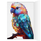 Crystal Parakeets Grußkarte (Innen (Links))
