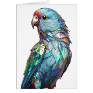 Crystal Parakeets Grußkarte