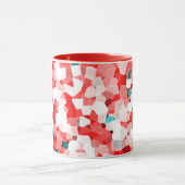 Crystal Pattern - White Red Green Tasse (Zentrum)