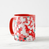 Crystal Pattern - White Red Green Tasse (Vorderseite Links)