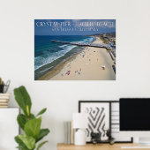 Crystal Pier, Pazifischer Strand Poster (Heimbüro)