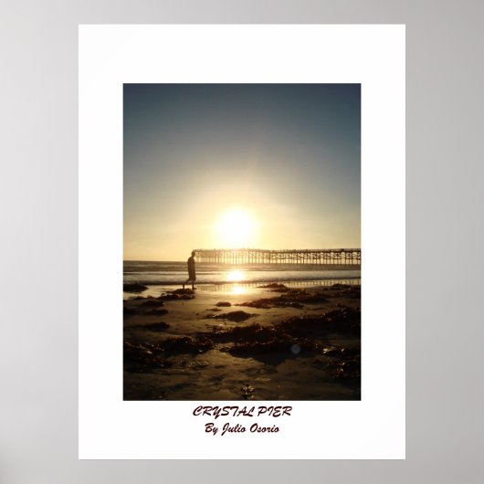 CRYSTAL PIER POSTER (Vorne)