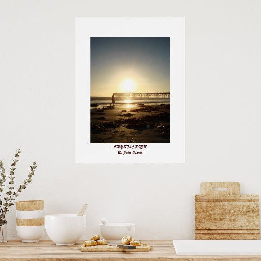 CRYSTAL PIER POSTER (Küche)