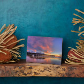 Crystal Pier Sunset Fotoplatte (Seite)