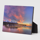 Crystal Pier Sunset Fotoplatte (Seite)