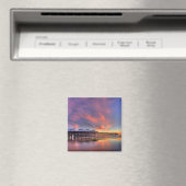 Crystal Pier Sunset Magnet (In Situ (Geschirrspüler))