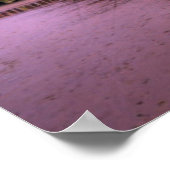 Crystal Pier Sunset Poster (Ecke)