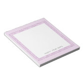Crystal Pink Personalisiert Notepad 5,5" x 6" Notizblock (angewinkelt)